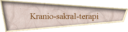 Kranio-sakral-terapi